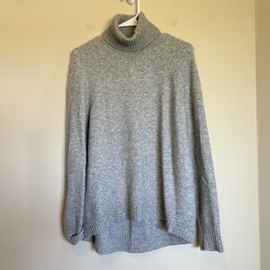 J. Crew Turtleneck Sweater in Supersoft‎ Yarn Size Small Gray Wool Alpaca AF023